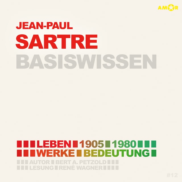 Book cover for Jean-Paul Sartre (1905-1980) - Leben, Werk, Bedeutung - Basiswissen (Ungekürzt)