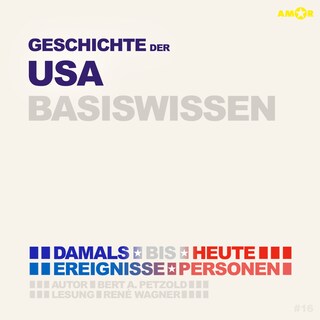 Geschichte der USA (Vereinigte Staaten von Amerika) - Damals bis heute. Ereignisse, Personen, Zusammenhänge - Basiswissen (Ungekürzt) als Hörbuch