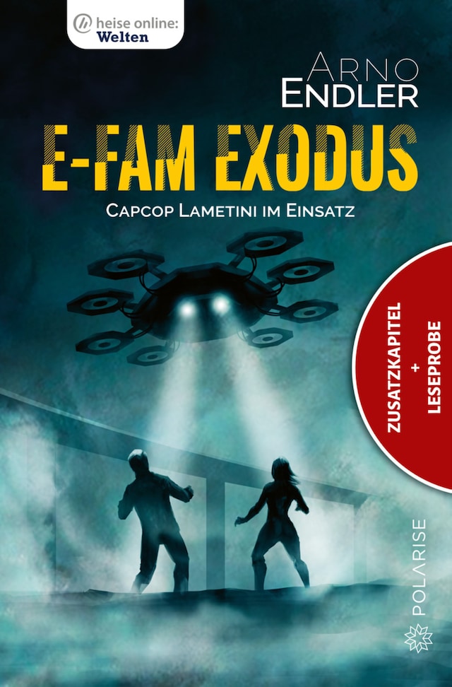 Kirjankansi teokselle E-Fam Exodus (Zusatzkapitel & Leseprobe)