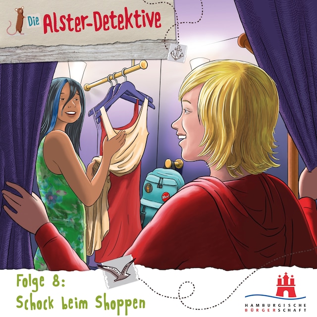 Couverture de livre pour Die Alster-Detektive, Folge 8: Schock beim Shoppen