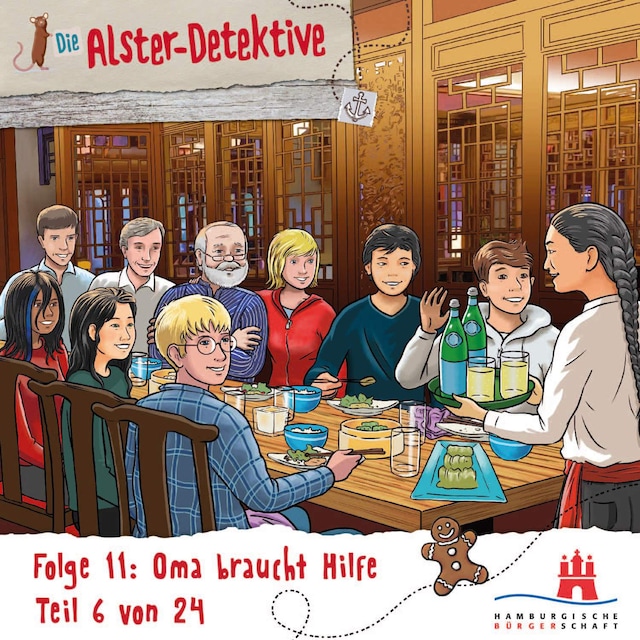 Couverture de livre pour Die Alster-Detektive, Adventskalender, Teil 6: Folge 11: Oma braucht Hilfe (Ungekürzt)