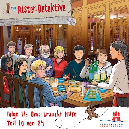 Die Alster-Detektive, Adventskalender, Teil 10: Folge 11: Oma braucht Hilfe (Ungekürzt) bookCoverFor