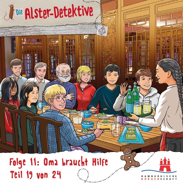 Book cover for Die Alster-Detektive, Adventskalender, Teil 19: Folge 11: Oma braucht Hilfe (Ungekürzt)