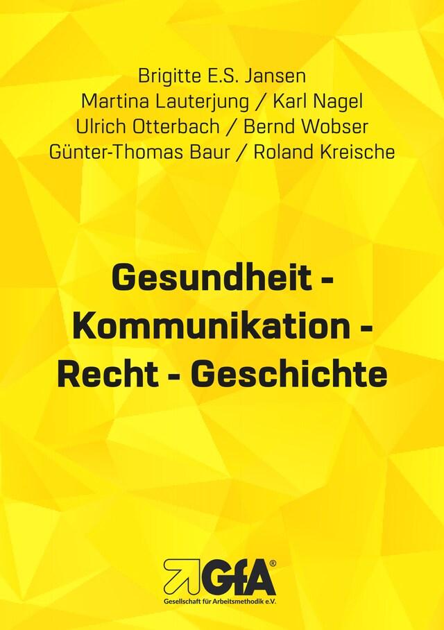 Buchcover für Gesundheit - Kommunikation - Recht - Geschichte