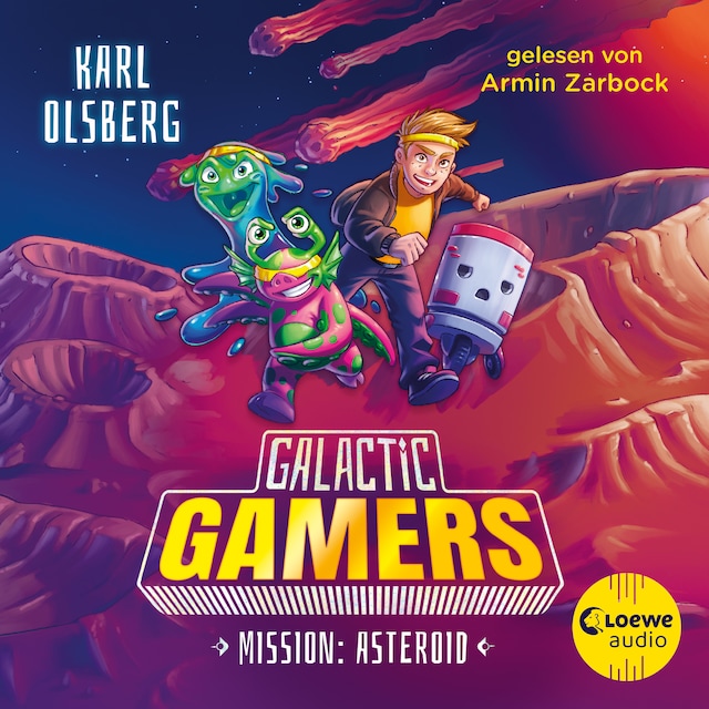 Boekomslag van Galactic Gamers (Band 2) - Mission: Asteroid