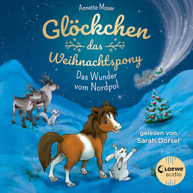 Portada de libro para Glöckchen, das Weihnachtspony (Band 1) - Das Wunder vom Nordpol