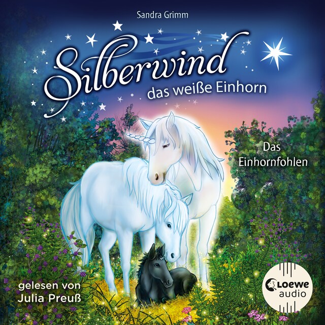 Kirjankansi teokselle Silberwind, das weiße Einhorn (Band 7) - Das Einhornfohlen