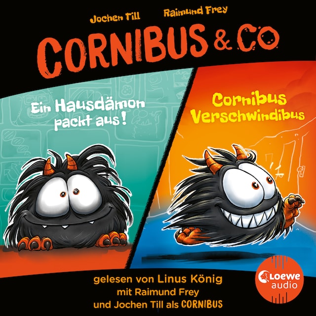 Boekomslag van Luzifer junior präsentiert: Cornibus & Co. - Hörspiele zu Band 1+2