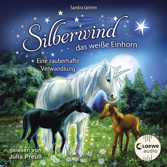Couverture de livre pour Silberwind, das weiße Einhorn (Band 9) - Eine zauberhafte Verwandlung