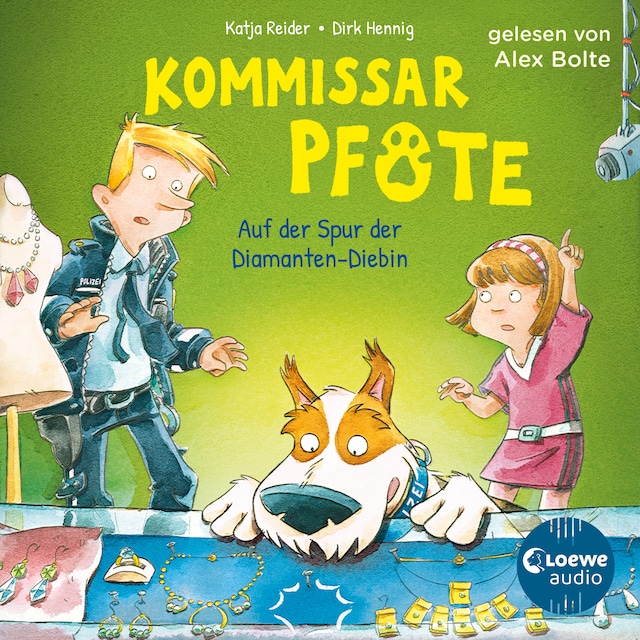 Book cover for Kommissar Pfote (Band 2) - Auf der Spur der Diamanten-Diebin
