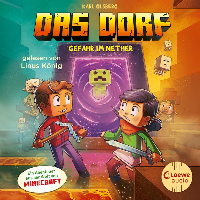 Book cover for Das Dorf 2 - Gefahr im Nether