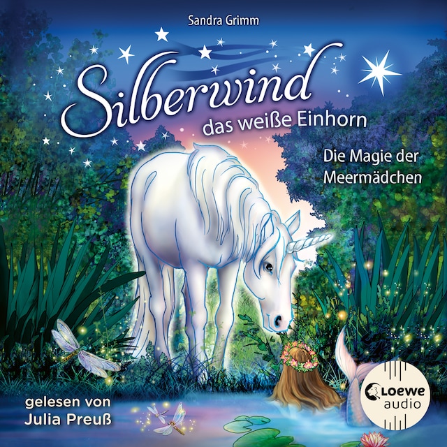Buchcover für Silberwind, das weiße Einhorn (Band 10) - Die Magie der Meermädchen
