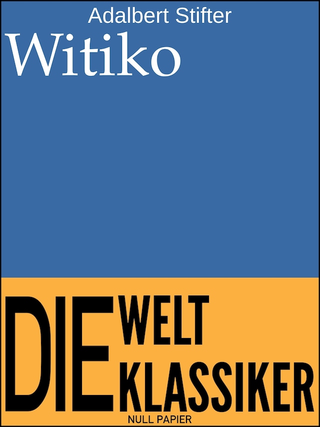 Buchcover für Witiko