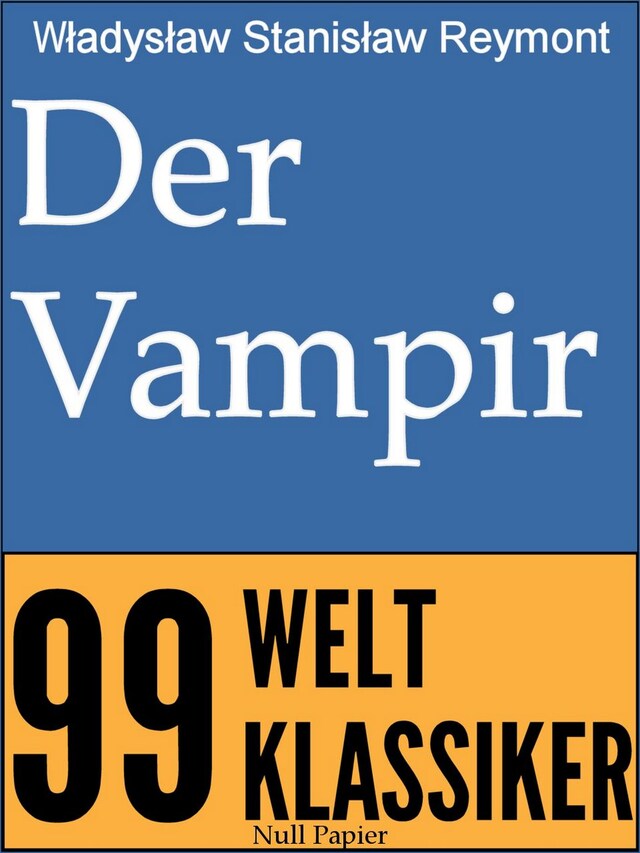 Couverture de livre pour Der Vampir