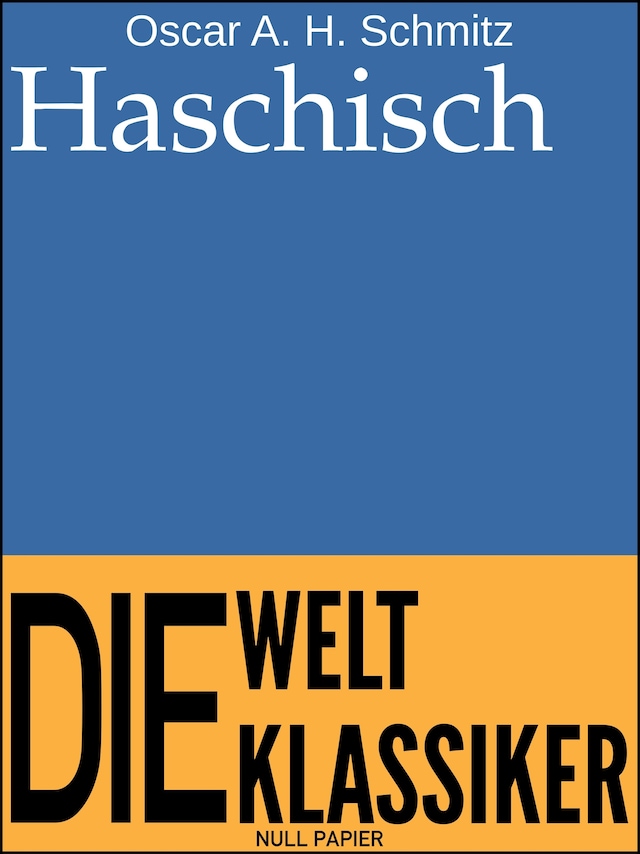 Book cover for Haschisch