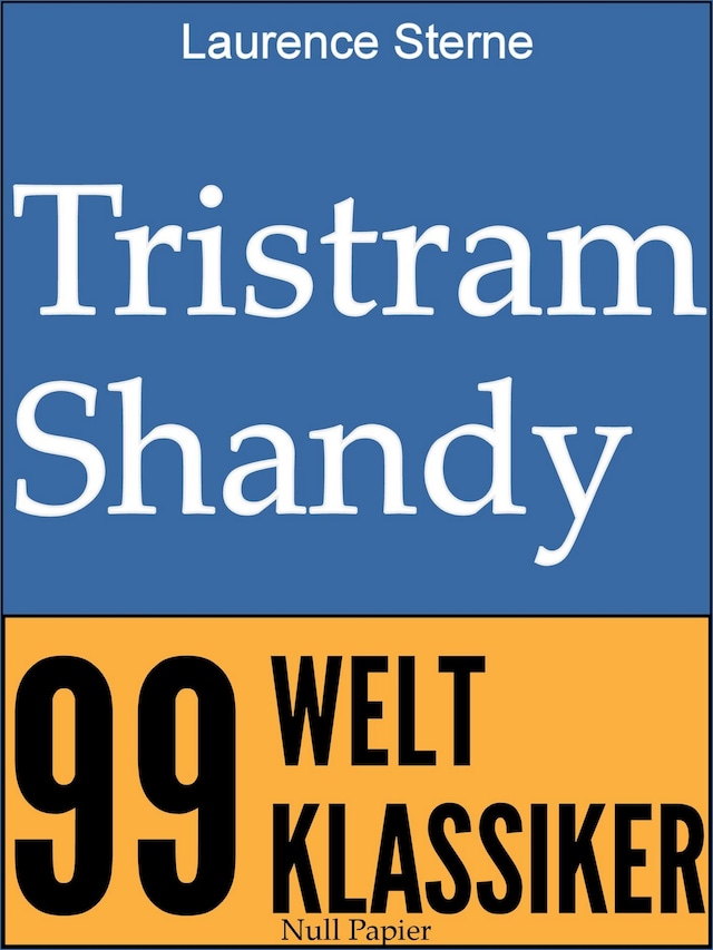 Okładka książki dla Tristram Shandy