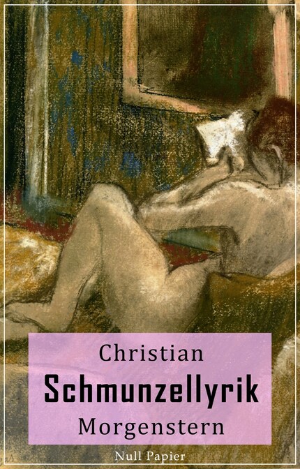 Schmunzellyrik - Christian Morgenstern bookCoverFor