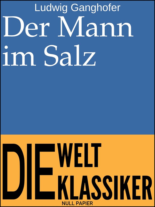 Buchcover für Der Mann im Salz