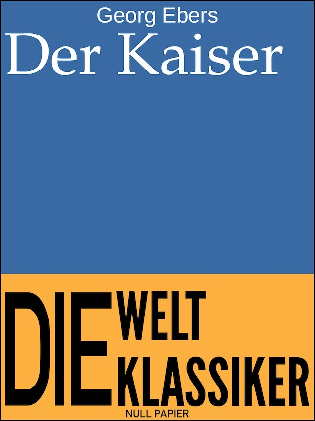 Boekomslag van Der Kaiser