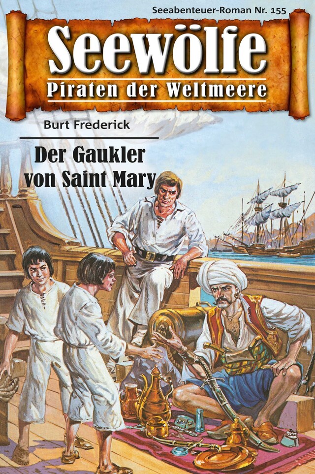 Kirjankansi teokselle Seewölfe - Piraten der Weltmeere 155