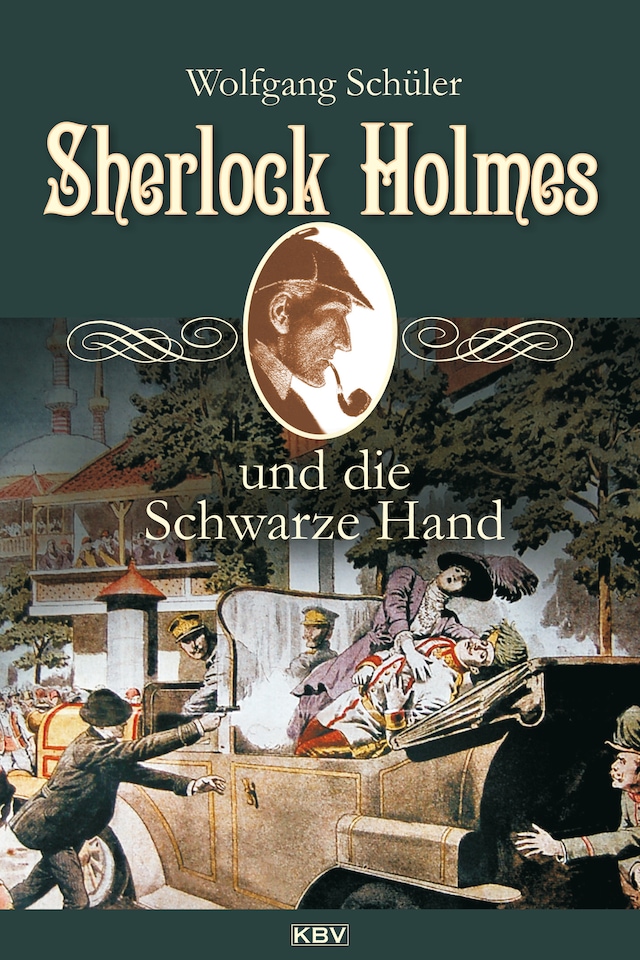 Buchcover für Sherlock Holmes und die Schwarze Hand