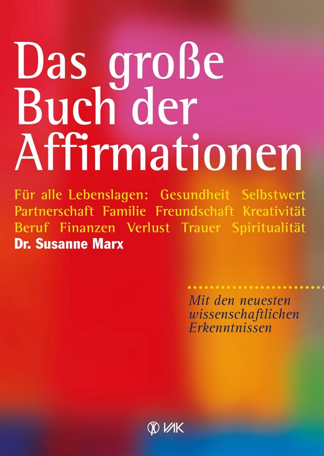 Copertina del libro per Das große Buch der Affirmationen