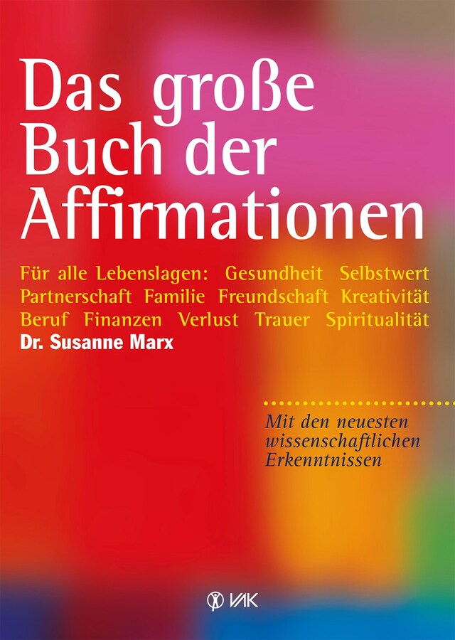 Kirjankansi teokselle Das große Buch der Affirmationen