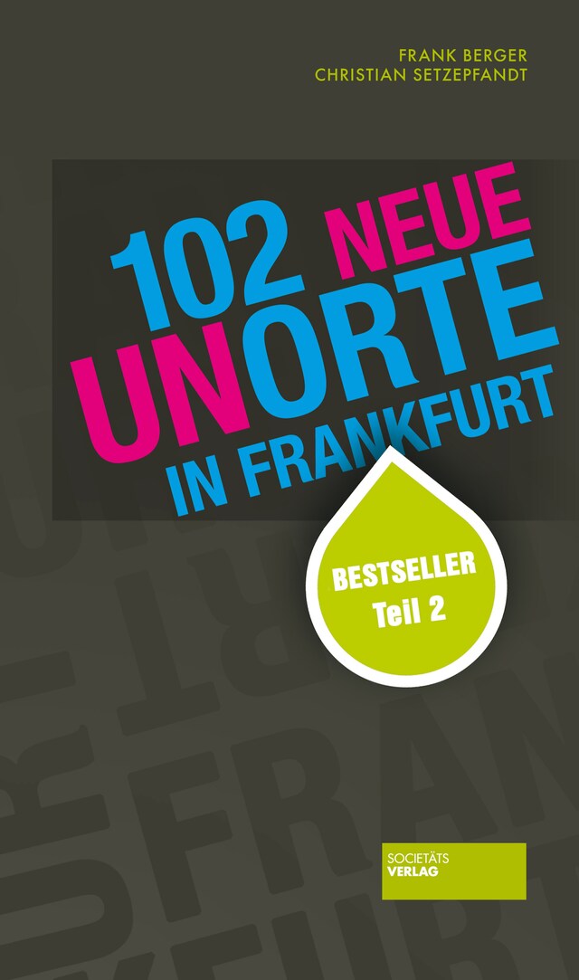 Buchcover für 102 neue Unorte in Frankfurt