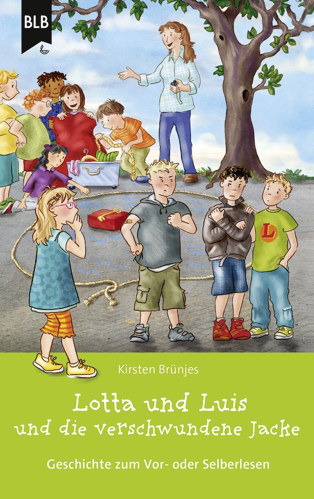 Couverture de livre pour Lotta und Luis und die verschwundene Jacke