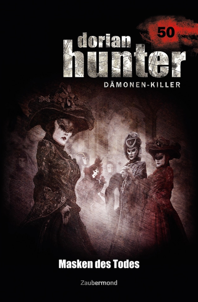 Boekomslag van Dorian Hunter 50 – Masken des Todes