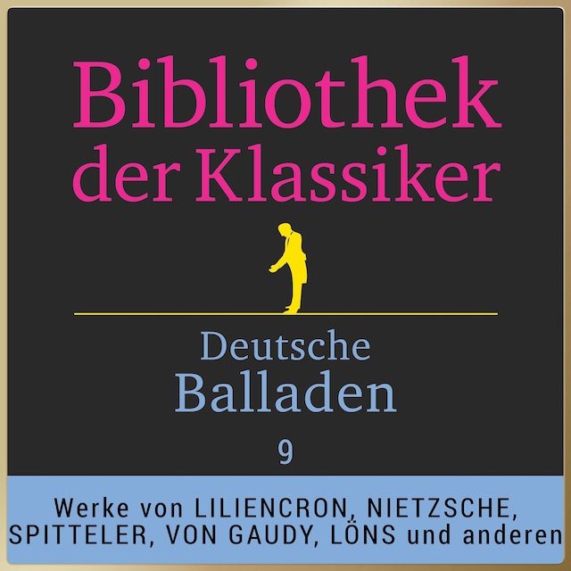 Buchcover für Bibliothek der Klassiker: Deutsche Balladen 9
