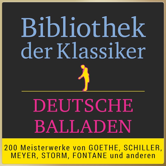 Book cover for Bibliothek der Klassiker: Deutsche Balladen