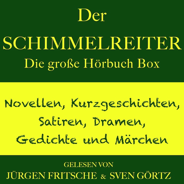 Book cover for Der Schimmelreiter – sowie zahlreiche weitere Meisterwerke der Weltliteratur