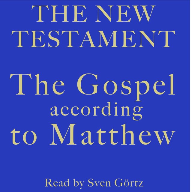 Kirjankansi teokselle The Gospel According To Matthew