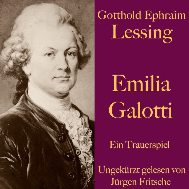 Buchcover für Gotthold Ephraim Lessing: Emilia Galotti