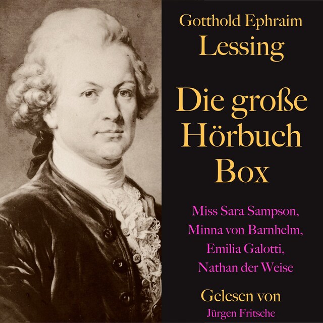 Book cover for Gotthold Ephraim Lessing: Die große Hörbuch Box