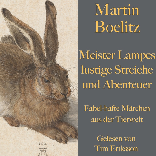 Boekomslag van Martin Boelitz: Meister Lampes lustige Streiche und Abenteuer