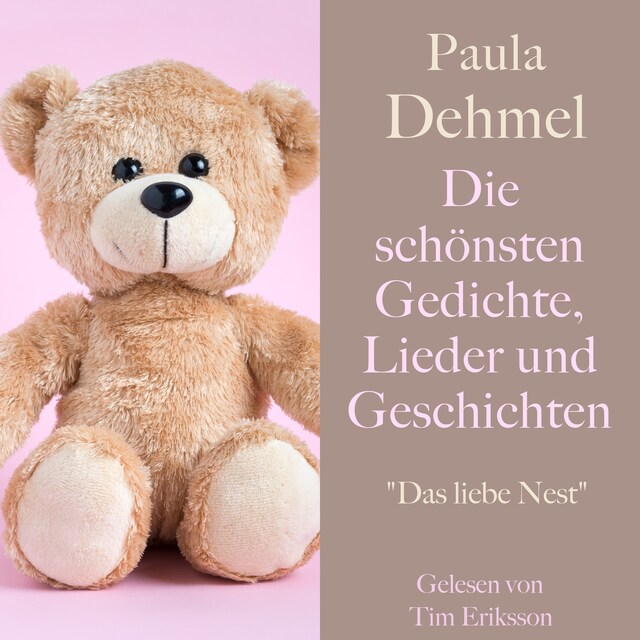 Book cover for Paula Dehmel: Die schönsten Gedichte, Lieder und Geschichten für Kinder