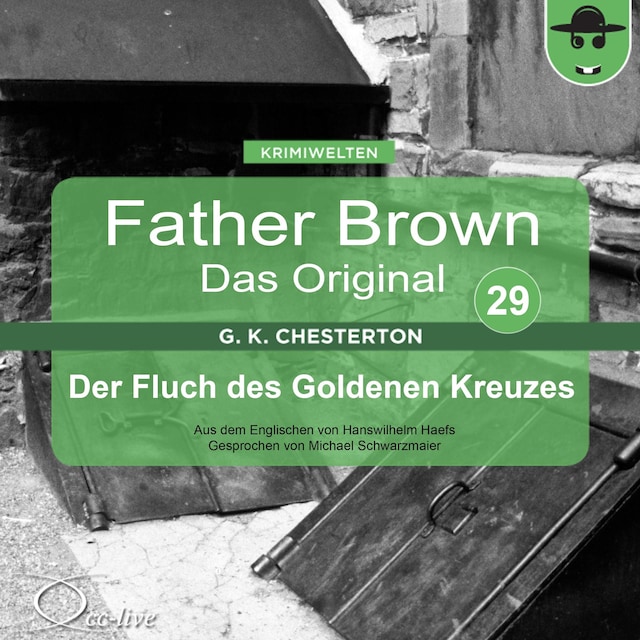 Book cover for Father Brown 29 - Der Fluch des Goldenen Kreuzes (Das Original)