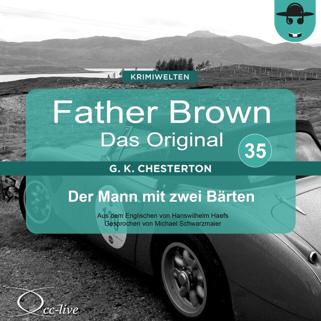 Couverture de livre pour Father Brown 35 - Der Mann mit zwei Bärten (Das Original)