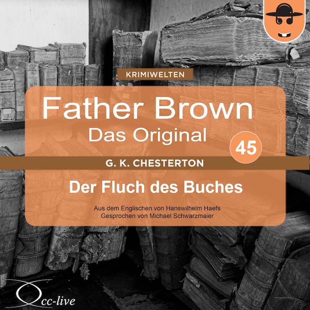 Book cover for Father Brown 45 - Der Fluch des Buches (Das Original)