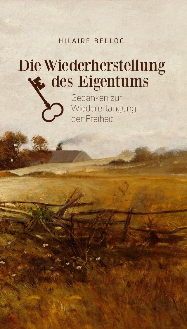 Buchcover für Die Wiederherstellung des Eigentums