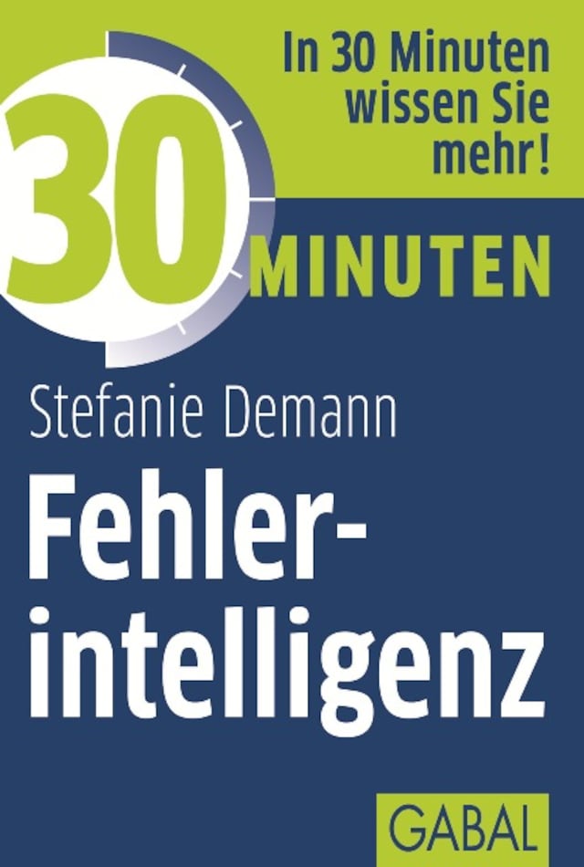 Book cover for 30 Minuten Fehlerintelligenz