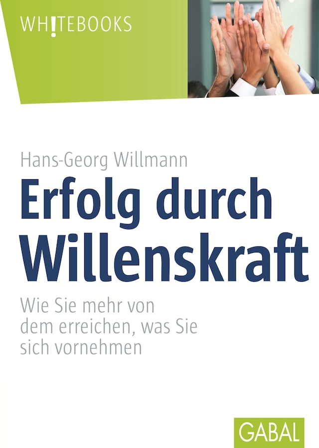 Book cover for Erfolg durch Willenskraft