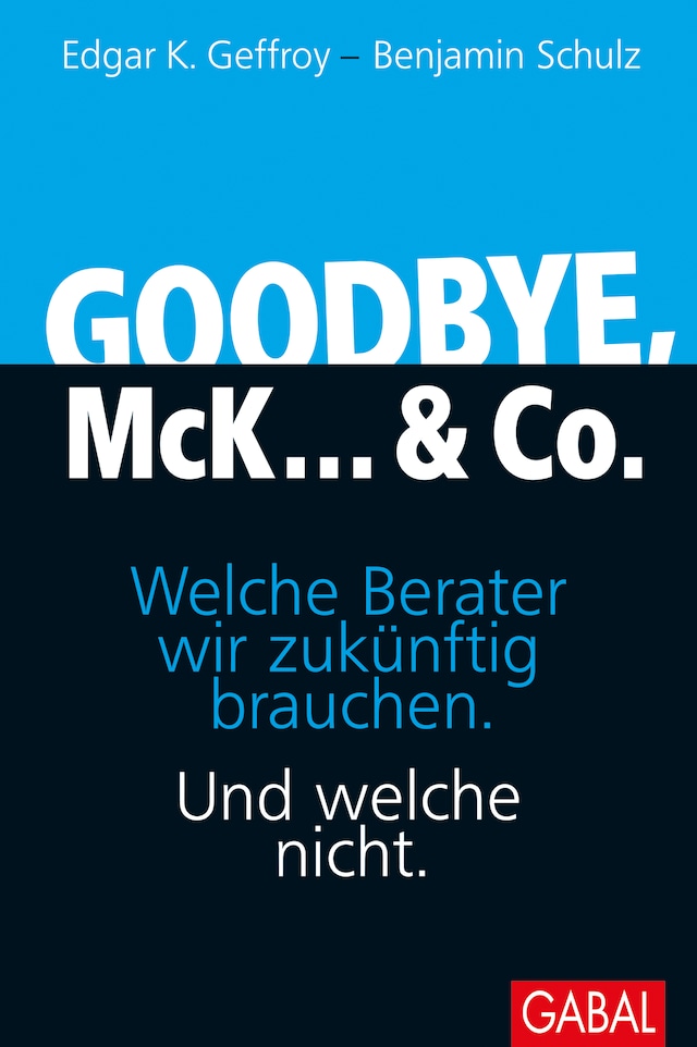 Copertina del libro per Goodbye, McK... & Co.