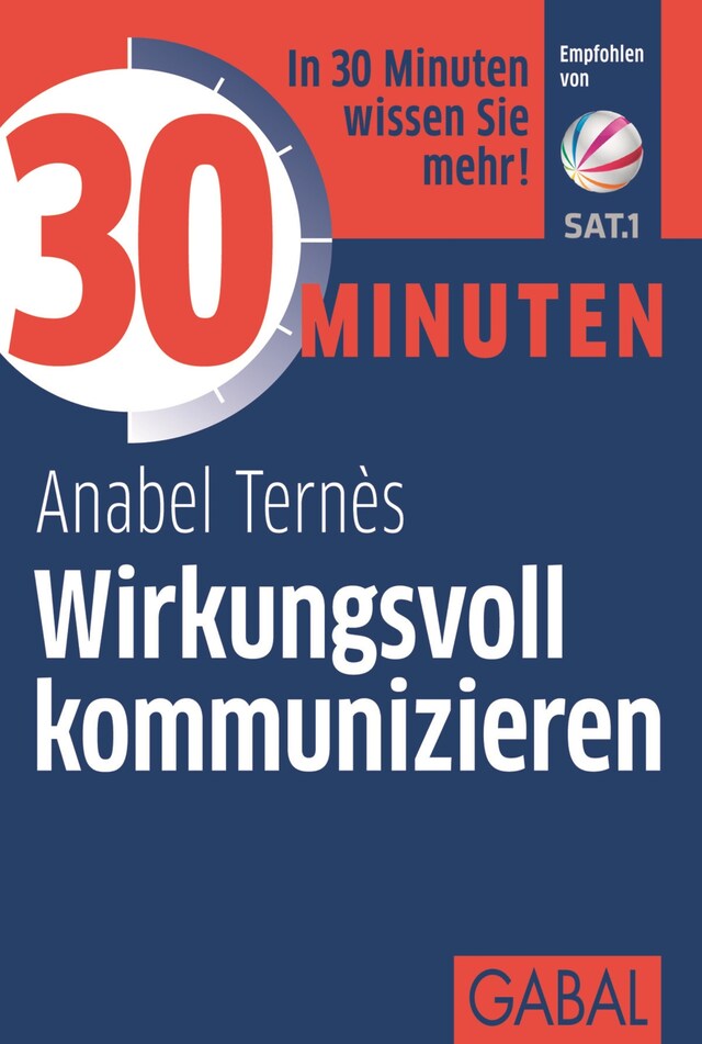 Buchcover für 30 Minuten Wirkungsvoll kommunizieren