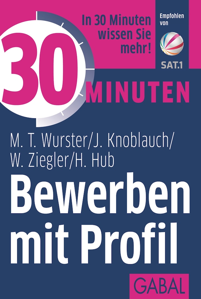 Book cover for 30 Minuten Bewerben mit Profil