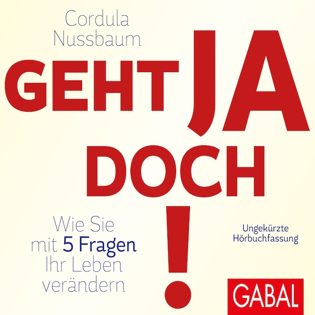 Book cover for Geht ja doch!