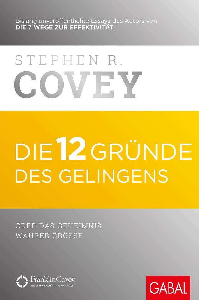 Book cover for Die 12 Gründe des Gelingens