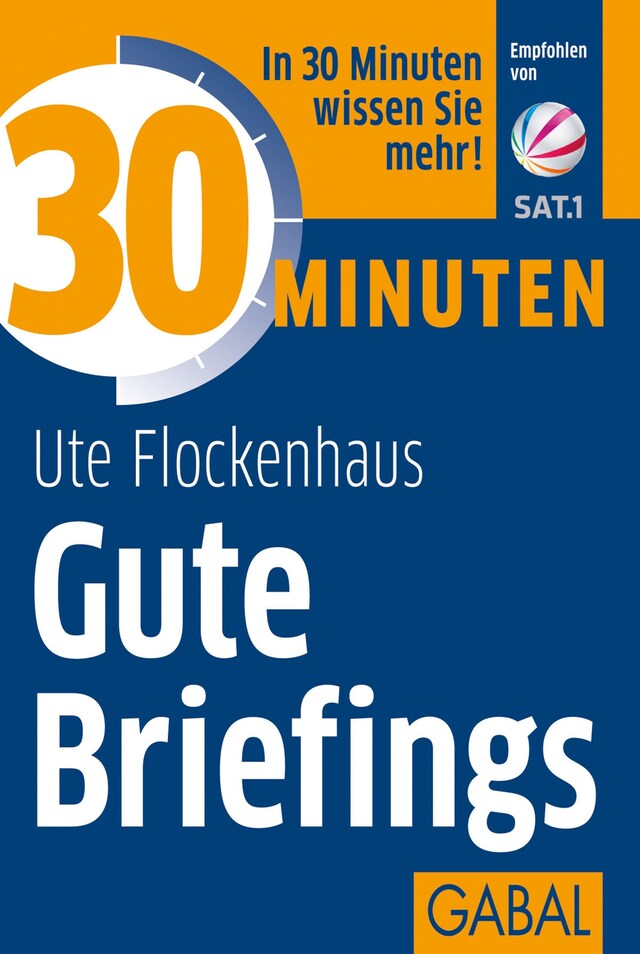 Okładka książki dla 30 Minuten Gute Briefings